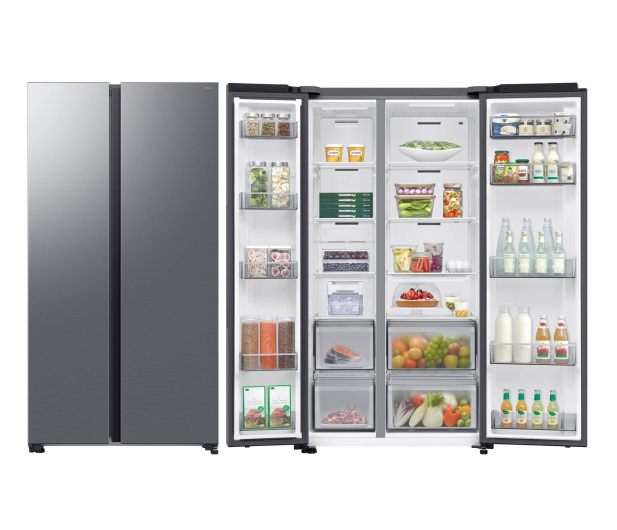 Lodówka Samsung RS70F65QETEO No Frost 178,6cm Stal Szczotkowana Kostkarka Twistowa AI 655L - 1351924 - zdjęcie 7